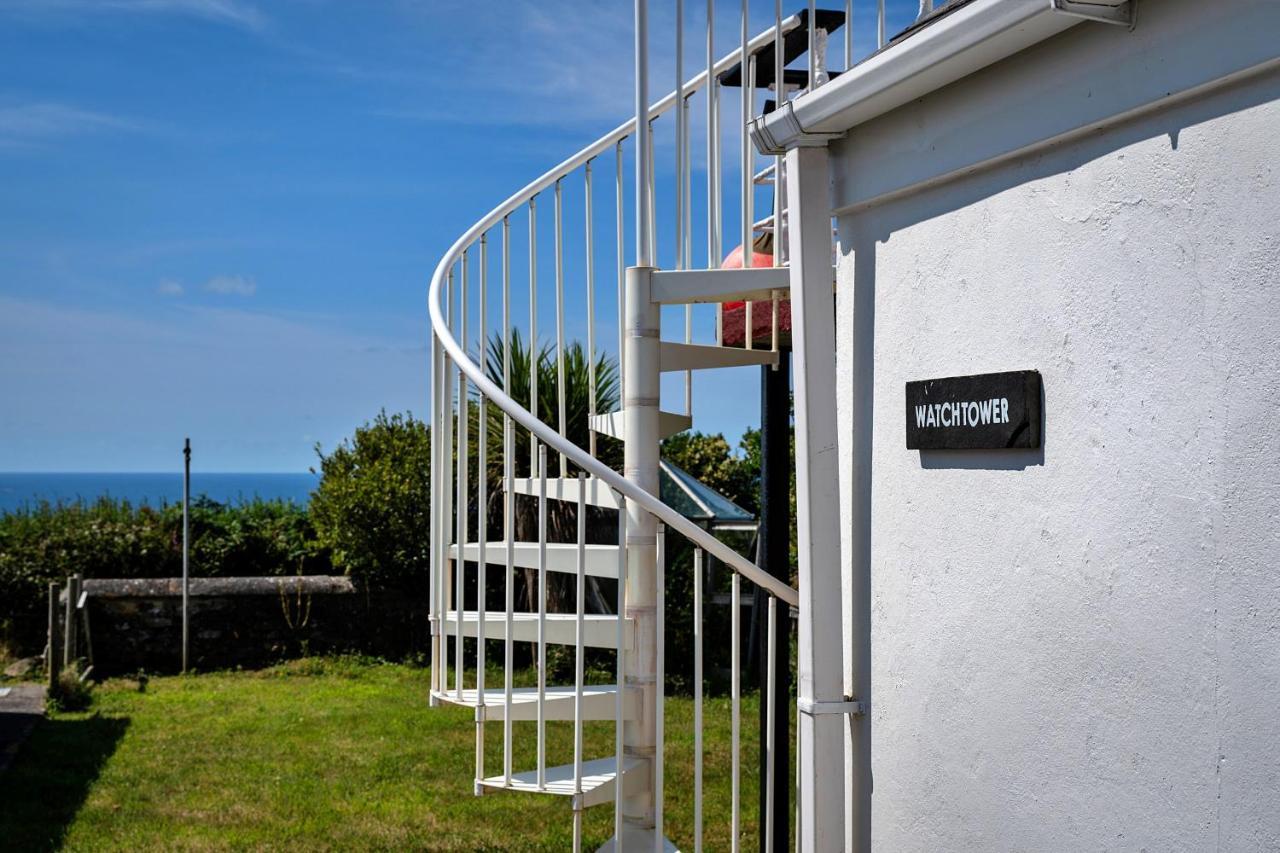 Finest Retreats - The Watchtower At Western Watch Lower Boscaswell Buitenkant foto